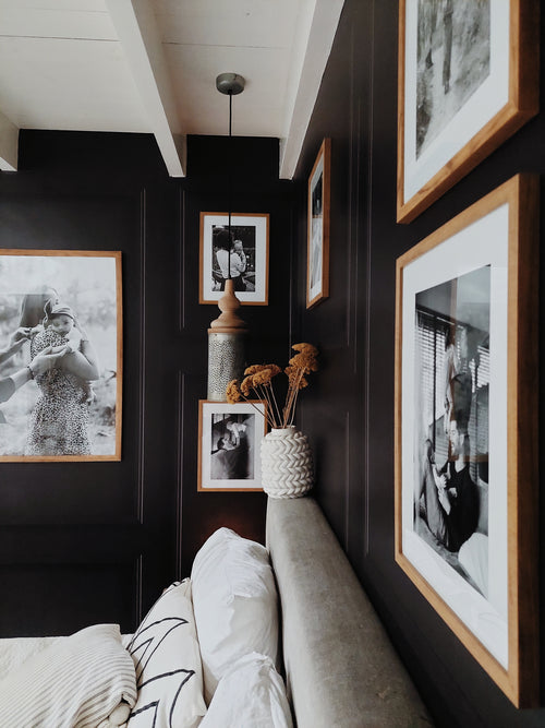 ESTAhome fotobehang wandpanelen zwart - 300 x 300 cm - 158940 - vtwonen shop