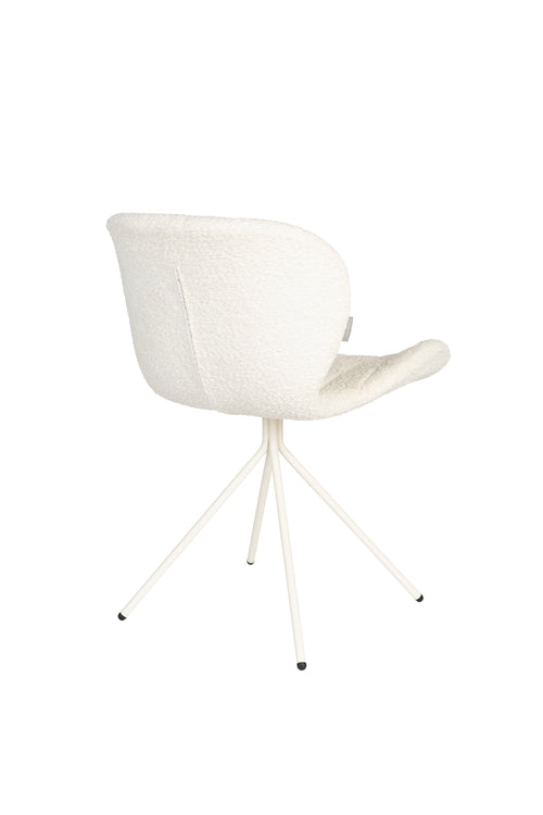 Zuiver OMG Eetkamerstoelen Soft Off White - Set van 2 - vtwonen shop