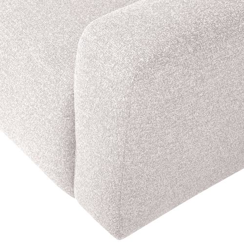 WOOOD 1-zits bank arm rechts Mojo Base - Bouclé - Ecru - 74x105x97