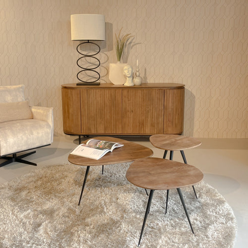 Livingfurn dressoir Noor Natural - 170cm - mangohout - vtwonen shop