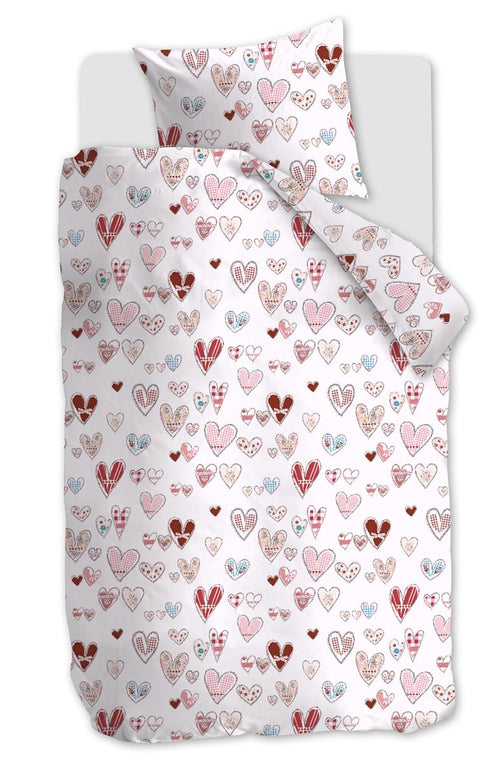 Beddinghouse Kids dekbedovertrek Sweethearts - 140x200 cm - multi
