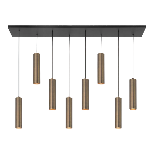 Highlight hanglamp Perugia - 8 lichts - 115  x 160   cm - zwart brons - vtwonen shop