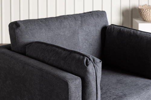 Rebellenclub Fauteuil Ioane - Zwart linnen - vtwonen shop