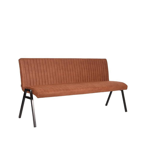 LABEL51 Eetkamerbank Matz - Cognac - 175x62x86cm