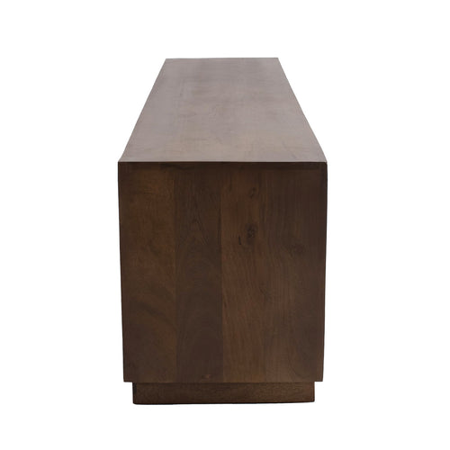 Giga Meubel Tv-meubel Luxurious - Donkerbruin Mangohout - 180x40x50cm - vtwonen shop