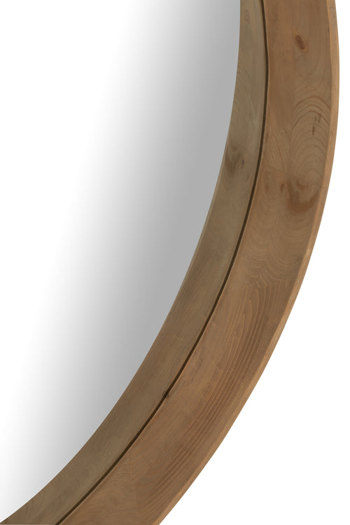 J-Line wandspiegel - hout - lichtbeige - large