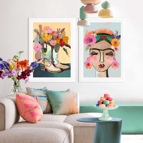 Reinders schilderijen set Bloemenvreugde - 70x50cm