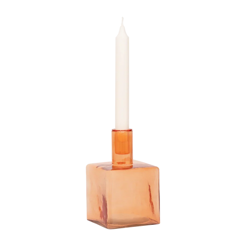 Urban Nature Culture kandelaar Cubico Pumpkin - 10x10x16cm