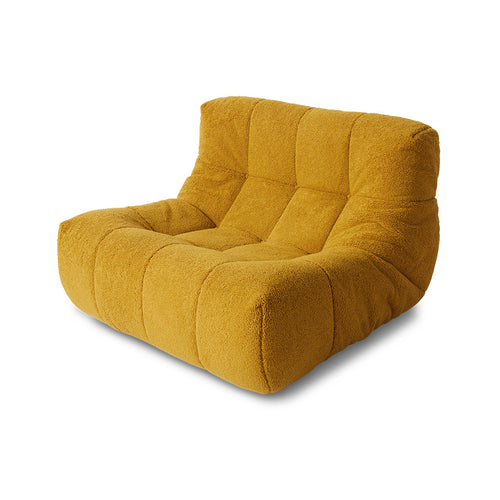 HKLIVING stoel Lazy lounge – fluffy ochre - vtwonen shop