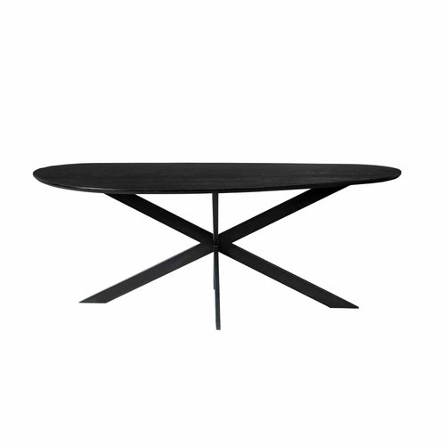 Starfurn  eettafel Lou - zwart - 130x280x76cm - vtwonen shop