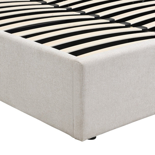Calicosy - Opbergbed ALIX - beige 204x150x36,50 cm