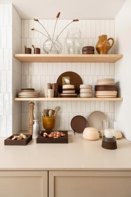 vtwonen - Ontbijtborden - Grijs - Keramiek - 23cm - Serviesset van 2 - vtwonen shop