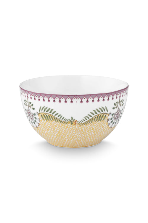 Pip Studio - Schalen - Lily & Lotus - Tiles - Geel - 15 cm - Set van 6