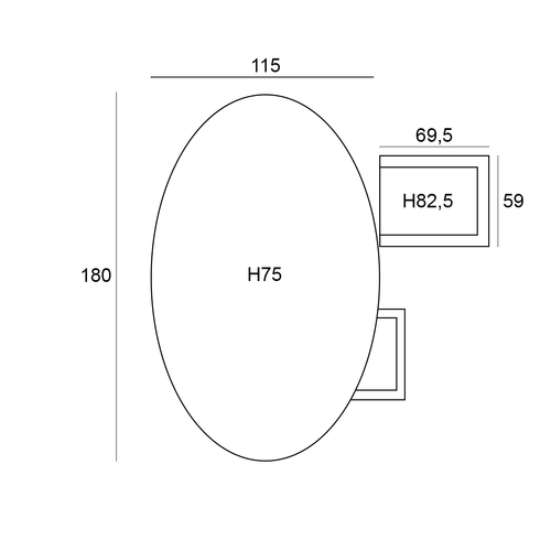 Garden Impressions tuinset Lucas - Tulli - valley sand - 180x115 cm - 5-delig - vtwonen shop