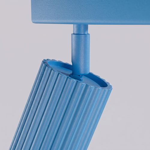 Sollux Lighting Plafondlamp KARBON 6L lichtblauw - 117x6,5x16,5cm