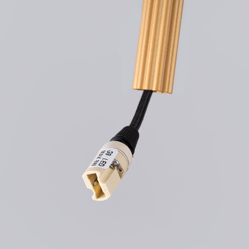 Sollux Lighting Hanglamp ARCHE 3P goud - 20x20x120cm