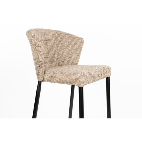 Dutchbone Georgia Barkrukken rugleuning 75 cm Bruin - Set van 2