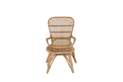 Rebellenclub Loungestoel Merit - Naturel Rattan - vtwonen shop