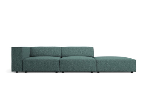 Cosmopolitan Design Rechte bank Arendal 4-zits, chenille, olie - 102x262x70cm