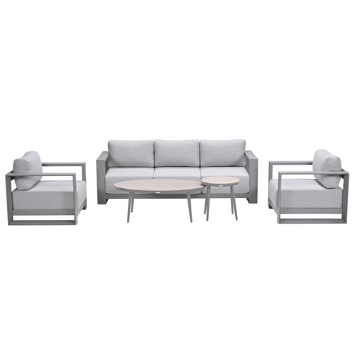 Garden Impressions loungeset Malakka - Lucas valley sand - 5-delig
