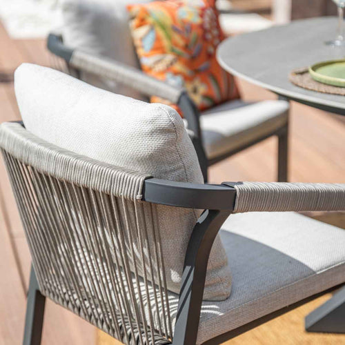 Garden Impressions tuinset Tarera - Duuk - taupe - Ø150 cm - 6-delig - vtwonen shop