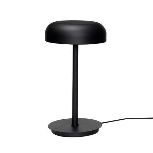 Hübsch tafellamp Velo - ijzer/polycarbonaat - ø20xh37cm integreret