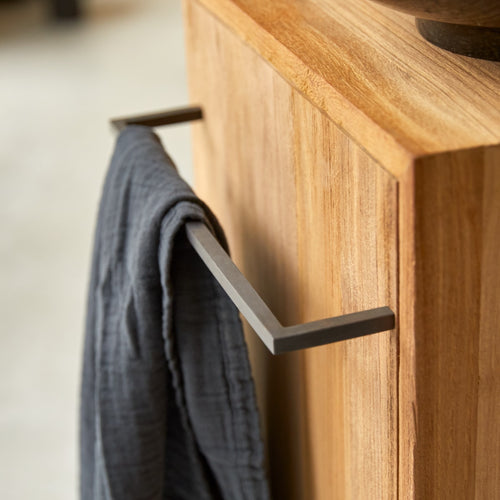 Tikamoon Massief teakhouten badmeubel, links - Naturel