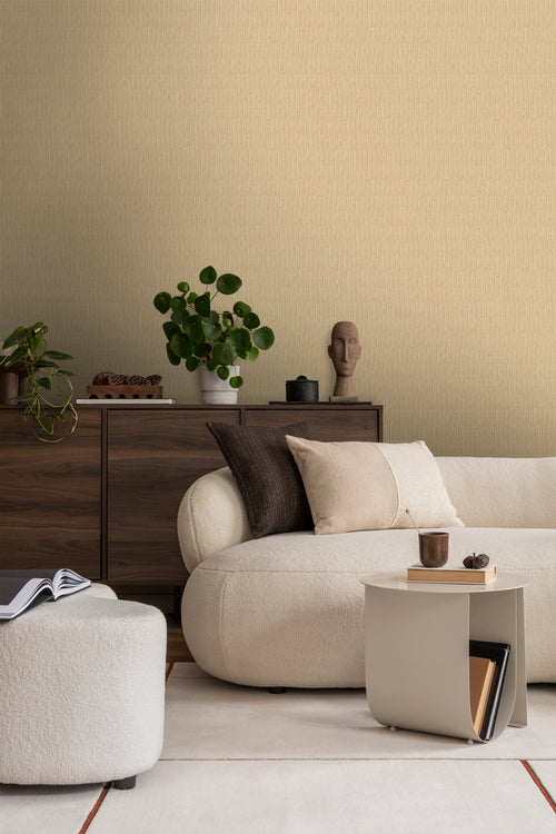 Sanders & Sanders behang effen donker geel - 53 cm x 10 m - 640379 - vtwonen shop