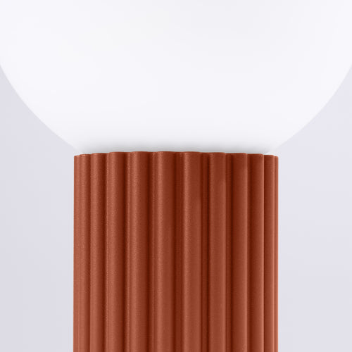 Sollux Lighting Tafellamp HALO rood ochra - 12x12x19cm