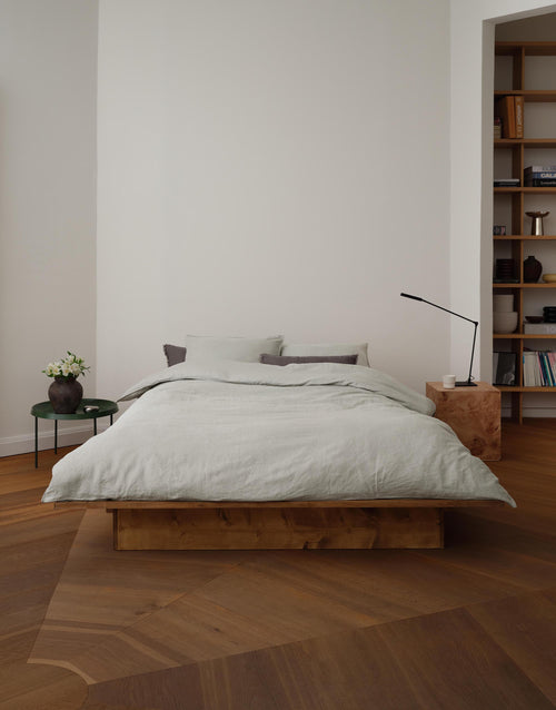 Marc O'Polo Valka dekbedovertrek - Lits-Jumeaux - 240x200/220 cm - Grey mist