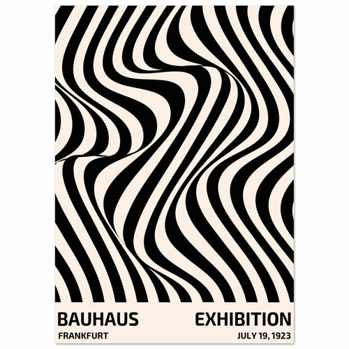 Artfulprints  Bauhaus - Exhibition Frankfurt   poster A4 21x29.7 cm - vtwonen shop