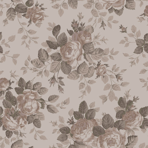 ESTAhome behang vintage bloemen oudroze - 50 x 900 cm - 139404