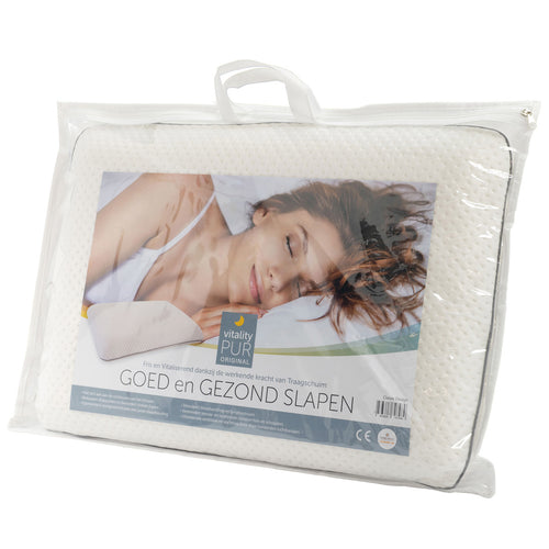 Vitality Pur - Classic Design Hoofdkussen - Ergonomisch Memory Foam
