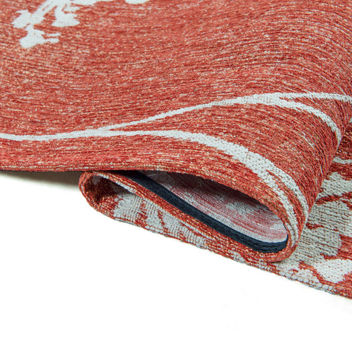Lola&Moi vloerkleed Inflorescence - rood - 200x280cm