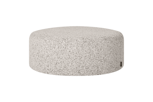noo.ma Folk Pouf Wide - Clay Grey Mélange, 71x71x26 cm