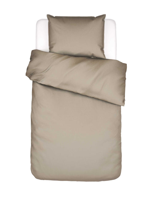 Essenza Minte dekbedovertrek - Eenpersoons – 140x200/220 cm - Taupe