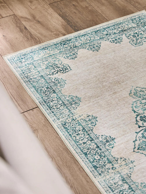 benuta loper Laury - turkoois - 80x240 cm