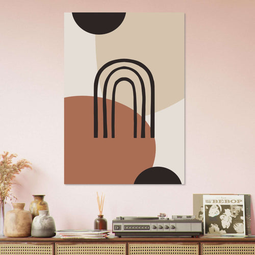 Artfulprints  Boho - Natural arches   poster A4 21x29.7 cm - vtwonen shop