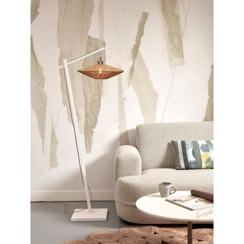 GOOD&MOJO vloerlamp Iguazu - bruin - Ø30cm - vtwonen shop