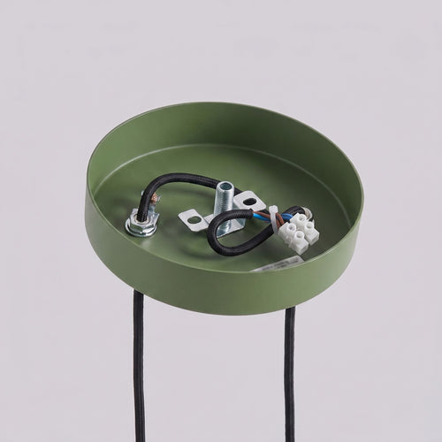 Sollux Lighting Hanglamp ARCHE 2P olijfgroen - 15x15x118cm