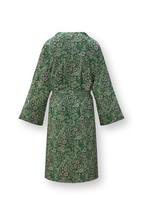 Pip Studio - Naomi Kimono Dames - Daisy Dreams - Groen - XS - vtwonen shop