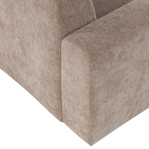 WOOOD fauteuil slub Umina - Chenille - Naturel