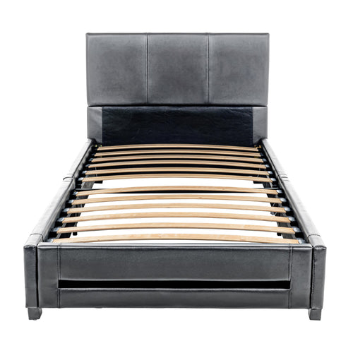 Home Deluxe LED bed ASTEROID donkergrijs 90 x 200 cm - vtwonen shop