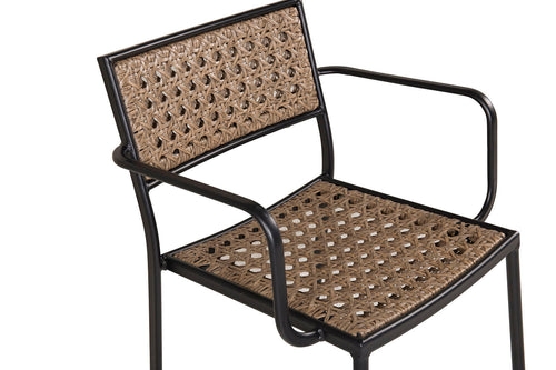 Rebellenclub Tuinstoel Clove - Set van 4 - Naturel Rattan - vtwonen shop