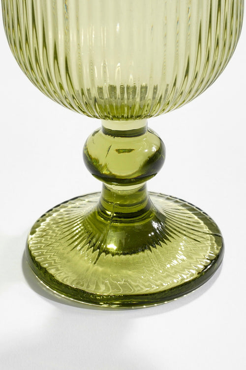 Mica Decorations Merlot Wijnglas - 250 ml - Glas - Lichtgroen