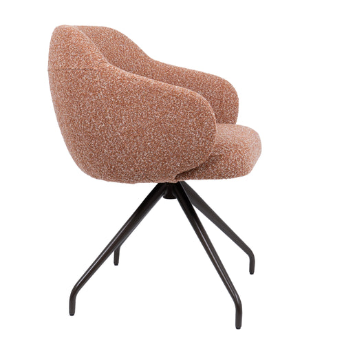 HelloChair eetkamerstoel HC05 Shulby - spinpoot anodic brown - cloud terra - vtwonen shop