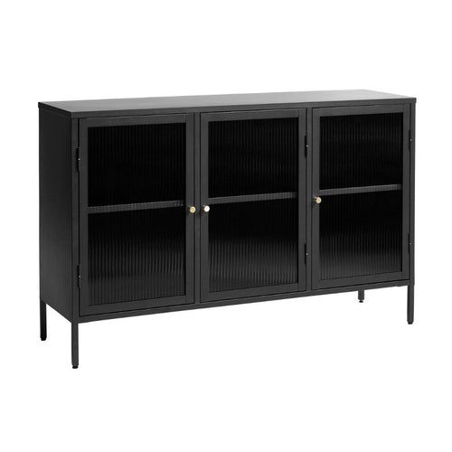 Olivine Katja metalen sideboard zwart - 132 x 40 cm - vtwonen shop