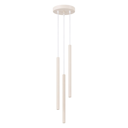 Sollux Lighting Hanglamp ARCHE 3P beige - 20x20x120cm