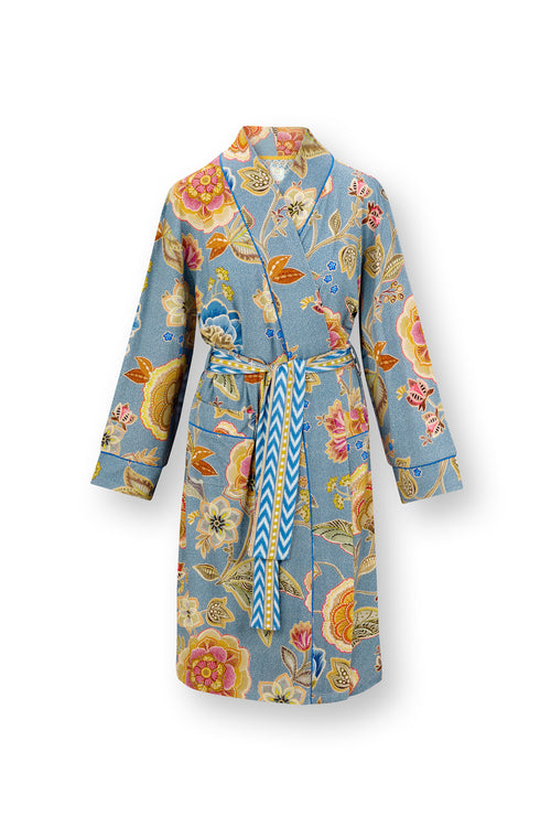 Pip Studio - Nisha Kimono - Dames - Matata - Blauw - XS