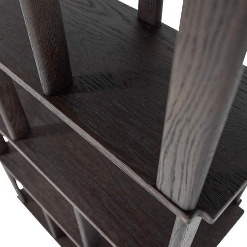 WOOOD boekenkast Riss - Mystic Brown - Eikenhout - 186x90x30 - vtwonen shop